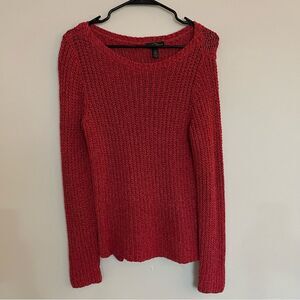 LRL Lauren Jeans Co. 100% Cotton Ribbed Knit Sweater. Size M